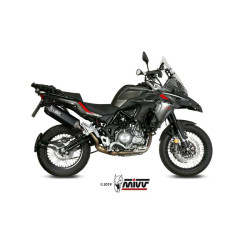 Approved Mivv SPEED EDGE stainless steel muffler, black (E.004.LRB) Benelli TRK 502X 2
