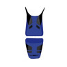 Saddle cover Bagster (2205E) Blue/Black Grey Letters Honda CBF600 S 09