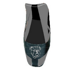 Saddle cover Bagster (2169B) Grey Clair/Black/Tete De Bulldog Blanche Yamaha BT 1100 BULLDOG 05-06