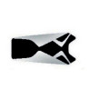 Housse de selle Bagster (2116F) Argent/Noir/Lettres Noires Honda TRANSALP 650 01-03