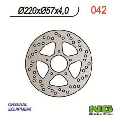 Disque de frein moto NG fixe 220mm (réf. 42)