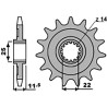 Pignon PBR 13 dents pas 520 type 2207 Sherco SE/SX 2.5I-F