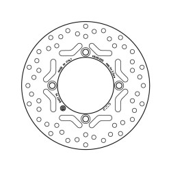 Disque de frein Brembo Série Oro 68B40775