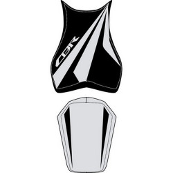 Saddle cover Bagster (2198C) Black/Gris Clair/Letters Grises Claires Honda CBR1000RR 08-11