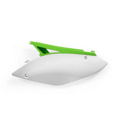 Acerbis Kawasaki KX-F250 green/white side plates (0013137.371)