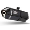 Mivv-approved SPEED EDGE stainless steel muffler, black (H.059.LRB) CRF1000L AFRICA TWIN