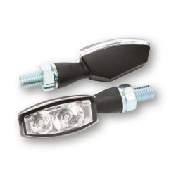 Clignotants moto HIGHSIDER BLAZE NOIR/CLAIR