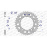 Alu Crown AFAM 42 teeth not 525 type 51612 Ducati 749 Dark