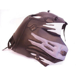 Tapis de réservoir Bagster noir/acier/gris clair (1245C) Honda XRV750 Africa Twin