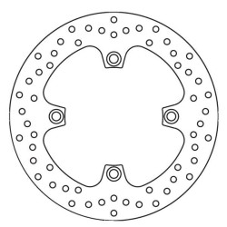 Brembo Oro Series rear brake disc 68B407A1 Suzuki 650 BURGMAN 02-03