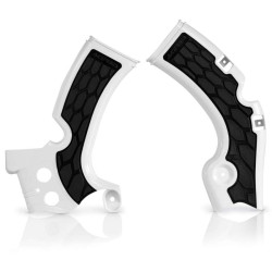 Protections cadre Acerbis X-GRIP Blanc Kawasaki KX450F