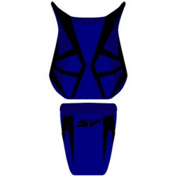 Saddle cover Bagster (2167N) Blue/Black/Black Letters Suzuki SV1000 N 03/SV1000 N/S 04-07 -SV650/S 07