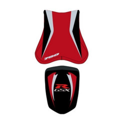 Saddle cover Bagster (2201P) Black/Gris/Vermillon/Letters Grises Suzuki GSX750R 10
