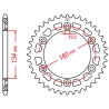 Couronne alu JT 41 dents ultra-light pas 520 type 1308