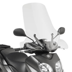 Bulle incolore Givi +14cm D2102ST MBK Oceo 125-150 2012-2014 - Yamaha Xenter 125-150 2012-2021