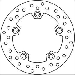 Disque de frein arrière Brembo Série Oro 68B40727 Suzuki BURGMAN 250/400 98-02