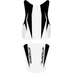 Housse de selle Bagster (2187C) Blanc/Noir/Lettres Anthracites Honda CBR600RR 07