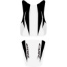 Saddle cover Bagster (2187C) White/Black/Anthracite Letters Honda CBR600RR 07