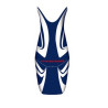 Saddle cover Bagster (2199D) Baltic/White / Red Letters Honda TRANSALP 700 09