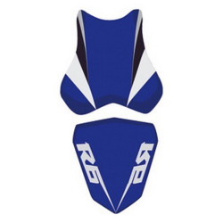 Housse de selle Bagster (2172D) Baltique/Gris Clair/Noir/Lettres Grises Claires Yamaha YZF-R6 07
