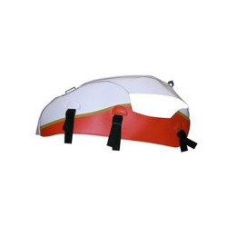 Bagster tank mat white/orange 50th anniversary (1568K) Triumph Bonneville T 100