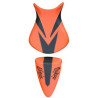 Saddle cover Bagster (2190B) Orange/Black/Black Letters Kawasaki ZX6 R/RR 07