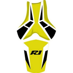 Saddle cover Bagster (2183B) Surf/Black/White/BlackLetters Yamaha YZF-R1 06
