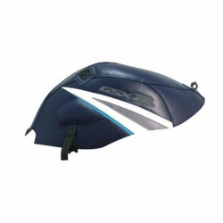 Tapis de réservoir Bagster bleu fonce/pointes blanches et ciel (1499D) Suzuki GSX1000 R