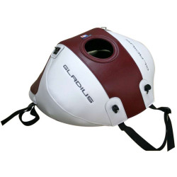 Bagster light burgundy/white tank mat (1570C) Suzuki Gladius 650 2