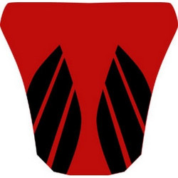 Saddle cover Bagster (2158B) Red/Black Aprilia RSV1000 R/1000 FALCO/RSV1000 FACTORY 04-05