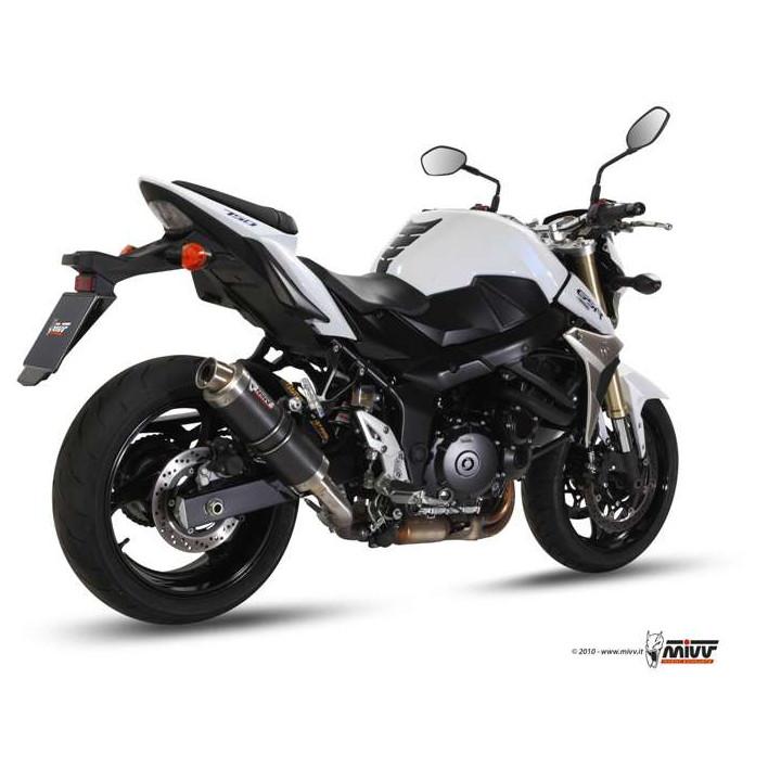 Silencieux Homologué Mivv GP Carbone (S.037.L2S) Suzuki GSR750