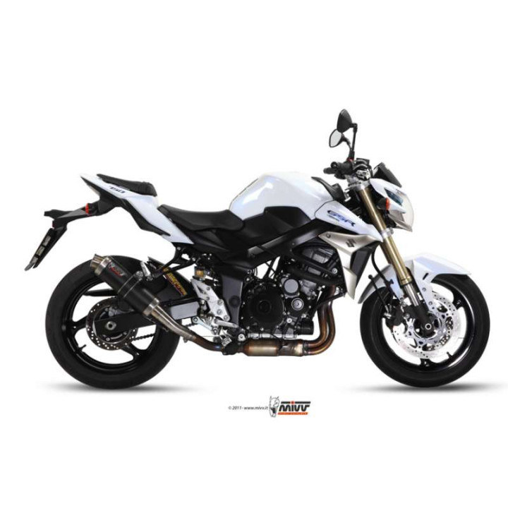 Silencieux Homologué Mivv GP Carbone (S.037.L2S) Suzuki GSR750