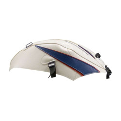 Tapis de réservoir Bagster blanc/pointes bleues et rouges (1534J) Honda CBR600 RR
