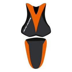 Housse de selle Bagster (2200B) Noir/Noir Mat/Lettres Blanches Kawasaki ZX10R 08