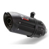 Approved muffler x2 Mivv SUONO Inox black (K.020.L9) Kawasaki Z1000