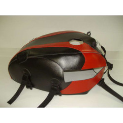 Tapis de réservoir Bagster noir/rouge (1568F) Triumph Bonneville T 100