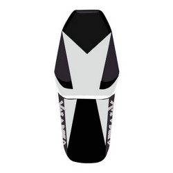 Saddle cover Bagster (2858E) Black/Slate/Letters Grises Claires Honda XL1000V VARADERO 08-09