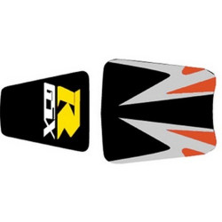 Saddle cover Bagster (2114P) Red/Black/Gris Clair/R Fluo Suzuki GSX1000R 02