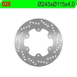Brake disc NG MAJESTY/SKYLINER 250, LAVERDA