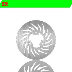 Straight rear brake disc NG 836 DT50R 03-04