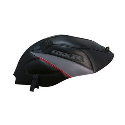 Tapis de réservoir Bagster noir/pointe acier et rouge (1499E) Suzuki GSX1000 R