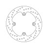 Disque de frein Brembo Série Oro 68B40740