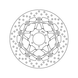 Disque de frein avant Brembo Série Oro 78B40825 Honda CBR600F3/F4 VFR800Fi CBR900RR