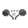 Rétroviseurs moto HIGHSIDER IRON CROSS NOIR