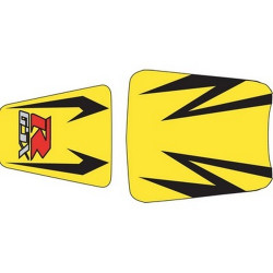 Saddle cover Bagster (2151C) Lemon/Black/Letter Grises Claires Suzuki GSX600R 04
