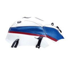 Bagster tank mat carbon white azure stripe dark red (1554B) BMW HP 2 Sport