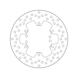 Brake disc Brembo Oro Series 68B407H8 Yamaha FZS600 Fazer, XJ600 Diversion