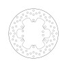 Brake disc Brembo Oro Series 68B407H8 Yamaha FZS600 Fazer, XJ600 Diversion