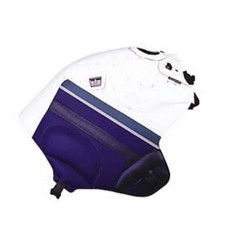 Bagster tank mat white/china blue (1231F) Yamaha XTZ750 Super Ténéré