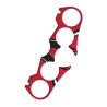 Red Puig Yamaha FZ8 fork crown guard